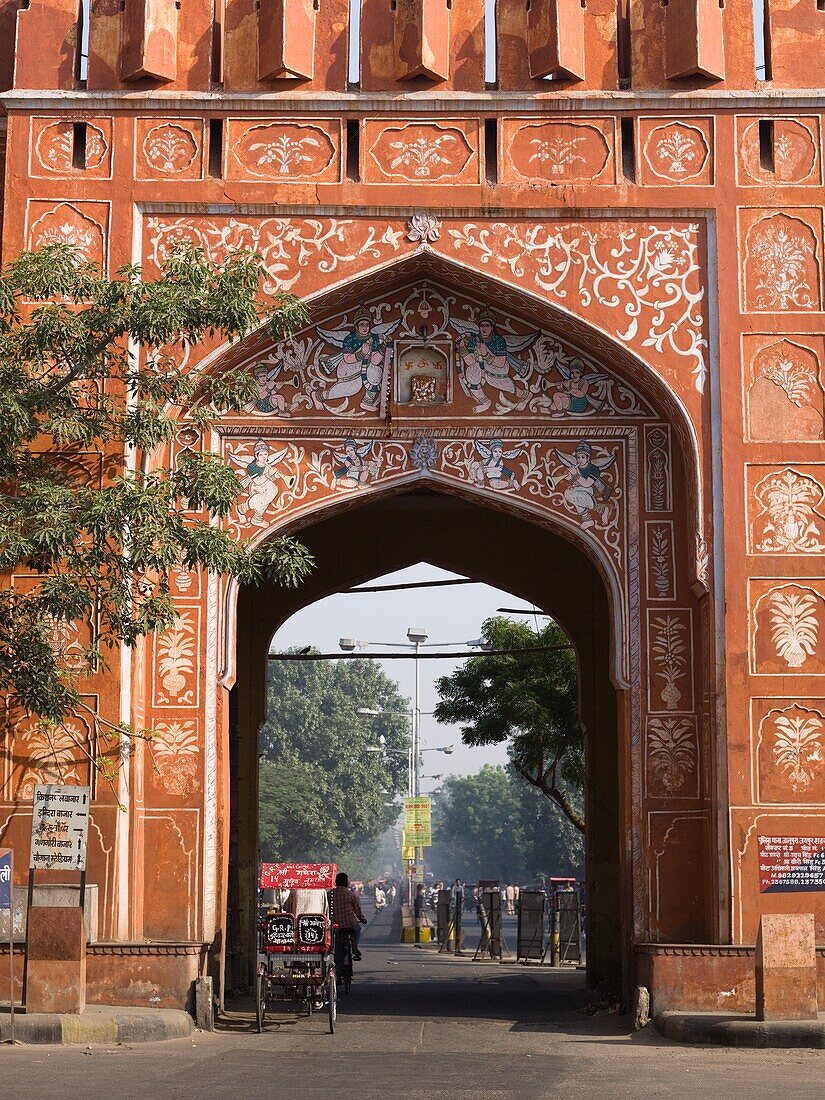 Stadttor in Jaipur; Indien