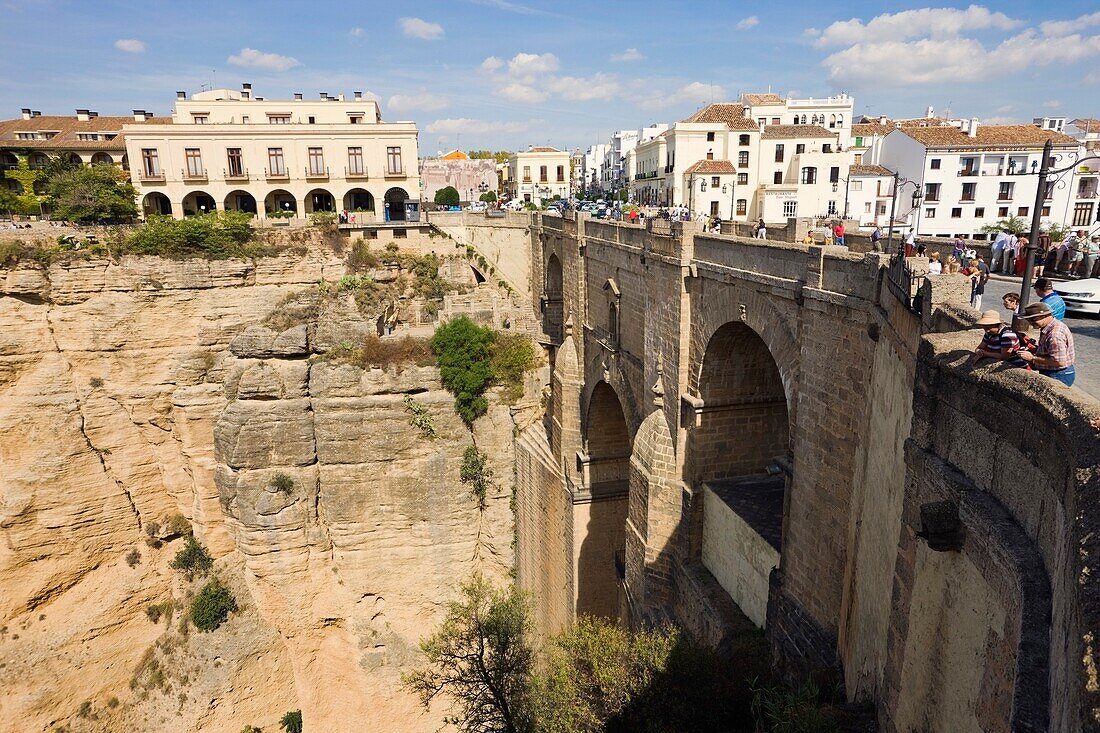 Puente Nuevo und Tajo-Schlucht; Ronda, Provinz Málaga, Spanien