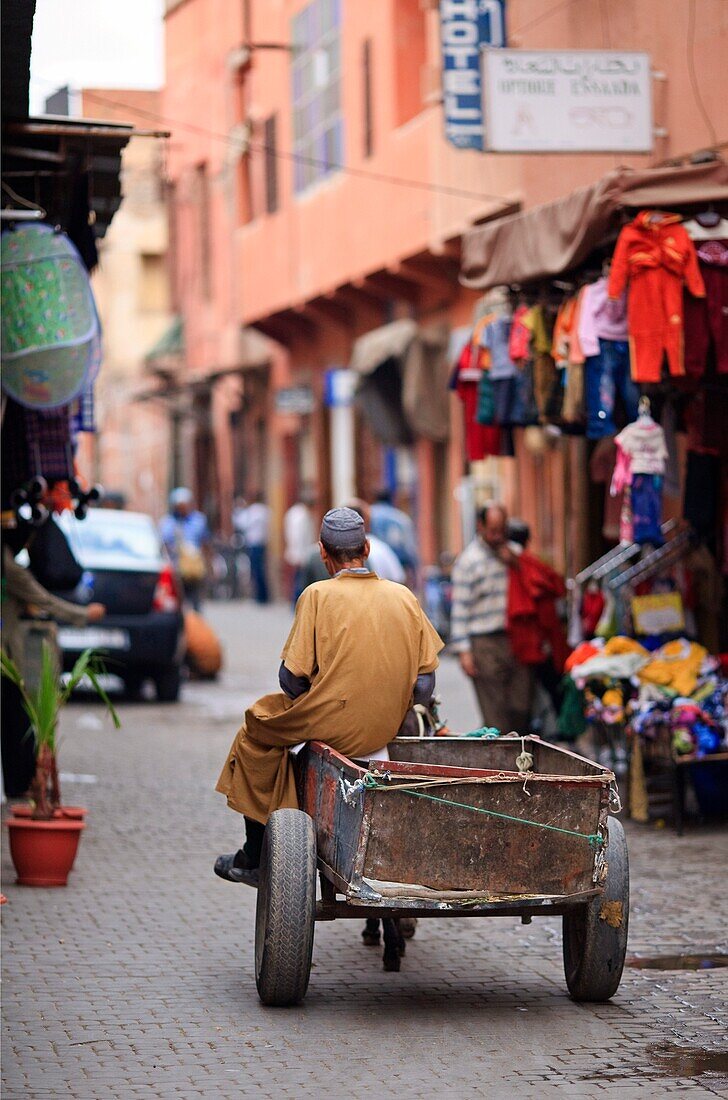 Street Life Near Djemaa El Fna District; Marrakech, Morocco