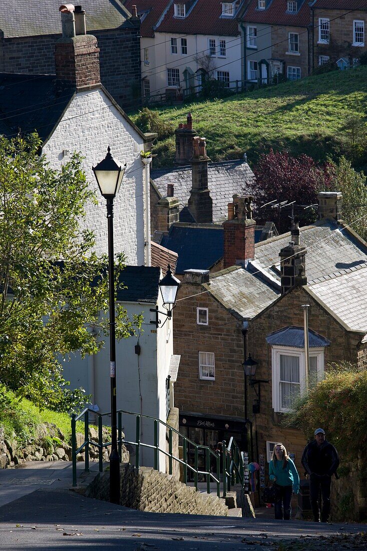 Robin Hoods Bay; North Yorkshire, England, Uk