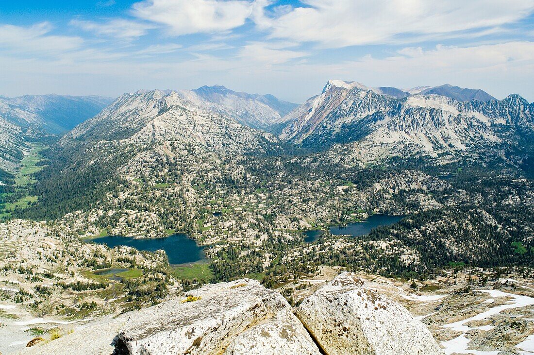 Blick vom Gipfel des Eaglecap Peak; Eaglecap Wilderness, Oregon, Usa