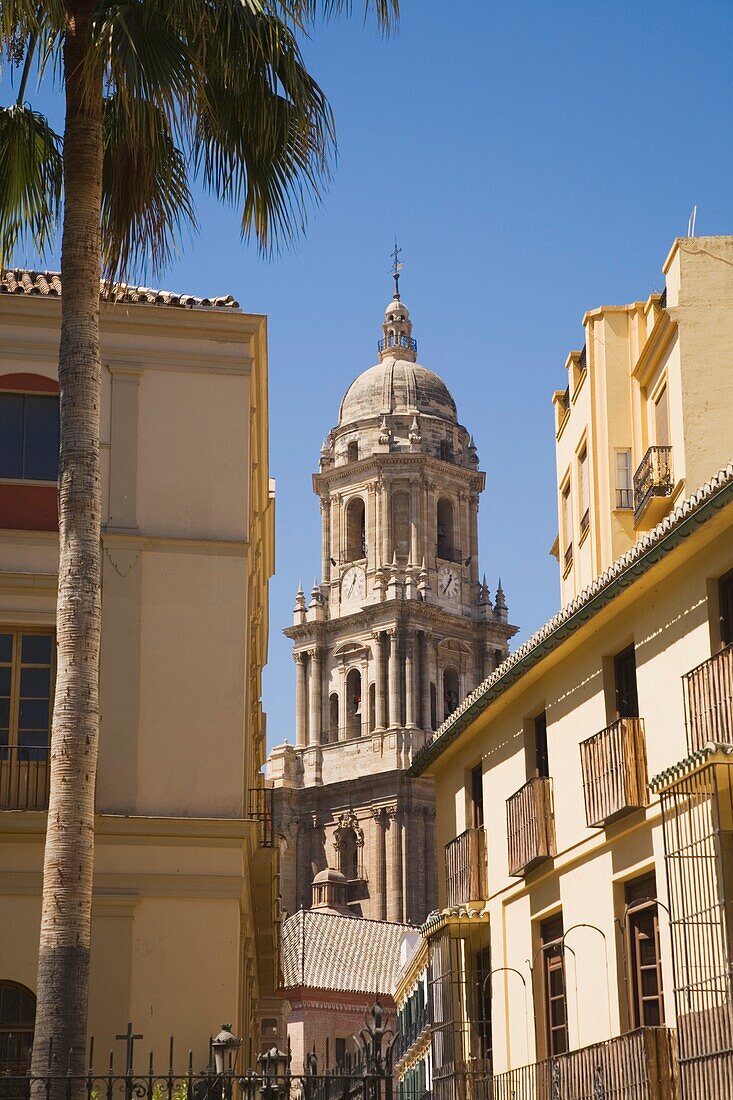 Tower Of The Cathedral; Malaga, Costa Del Sol, Malaga Province, Spain