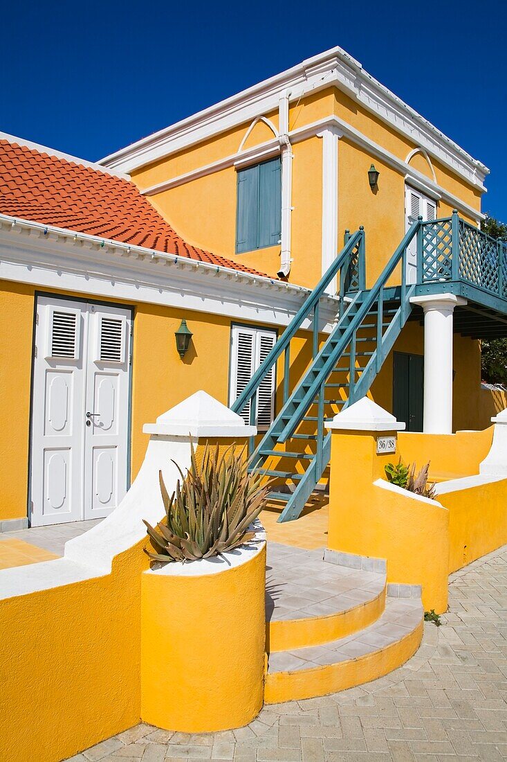 Lokale Architektur; Denkmalamt von Aruba, Oranjestad, Insel Aruba, Königreich der Niederlande