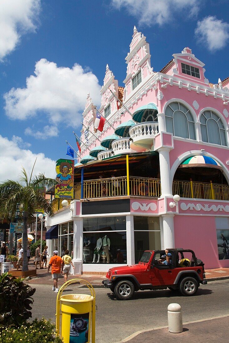 Local Architecture; Royal Plaza Mall, Oranjestad, Island Of Aruba, Aruba, Kingdom Of The Netherlands