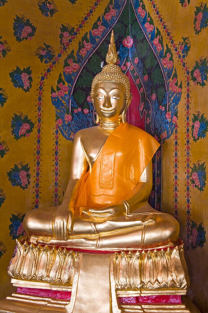 Buddha Statue At Wat Arun (Temple Of The Dawn); Bangkok, Thailand