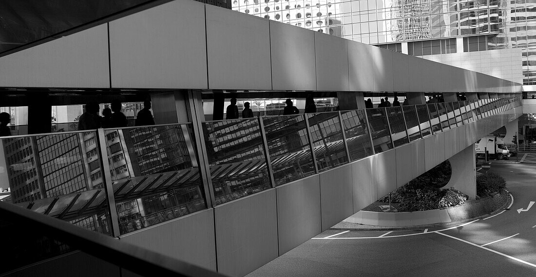 Overpass In Central District; Hong Kong, China