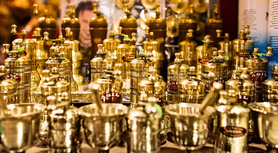 Istanbul, Turkey; Brass Weights In Spice Bazaar