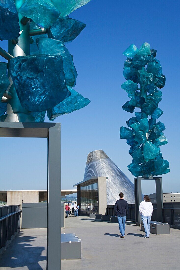Brücke aus Glas; Glasmuseum, Tacoma, Washington State, Usa