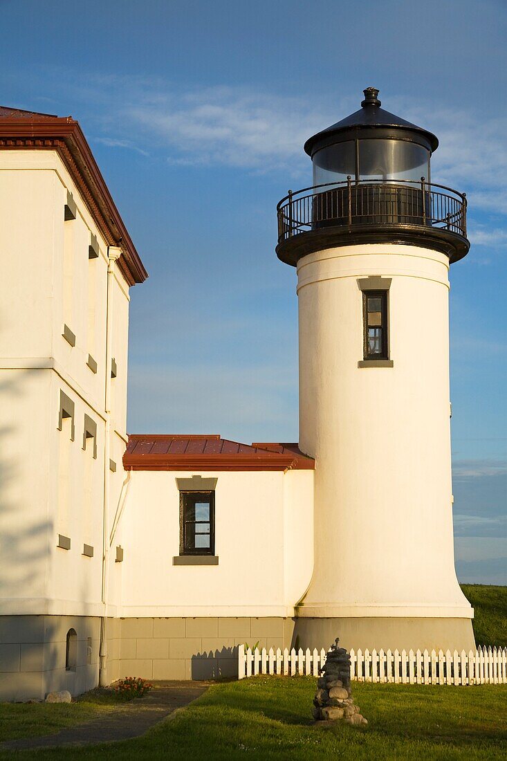 Admiralty Head Lighthouse; Coupville, Fort Casey State Park, Whidbey Island, Washington State, Usa