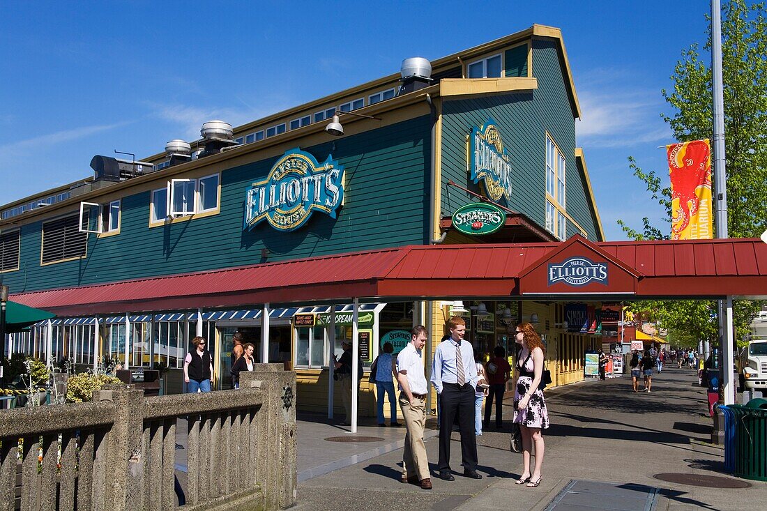 Elliott's Bay Oyster House Restaurant; Seattle, Washington State, Usa