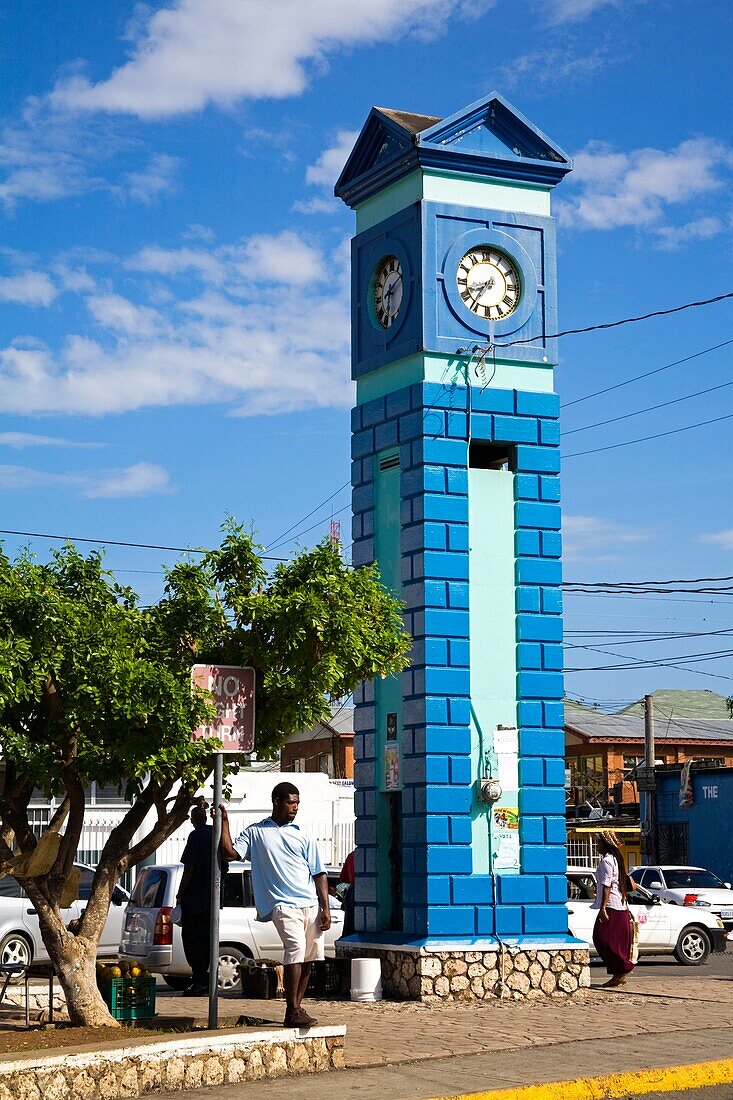 Uhrenturm; Ocho Rios, St. Ann's Parish, Jamaika, Karibik