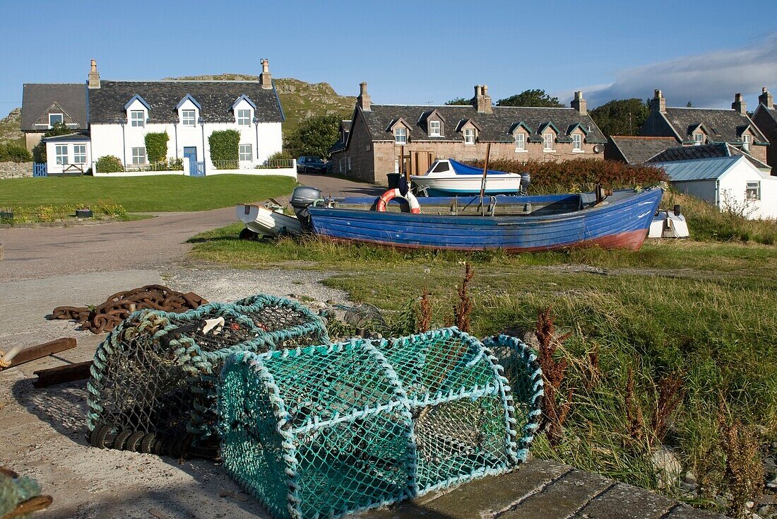 Lobster Traps On A Pier