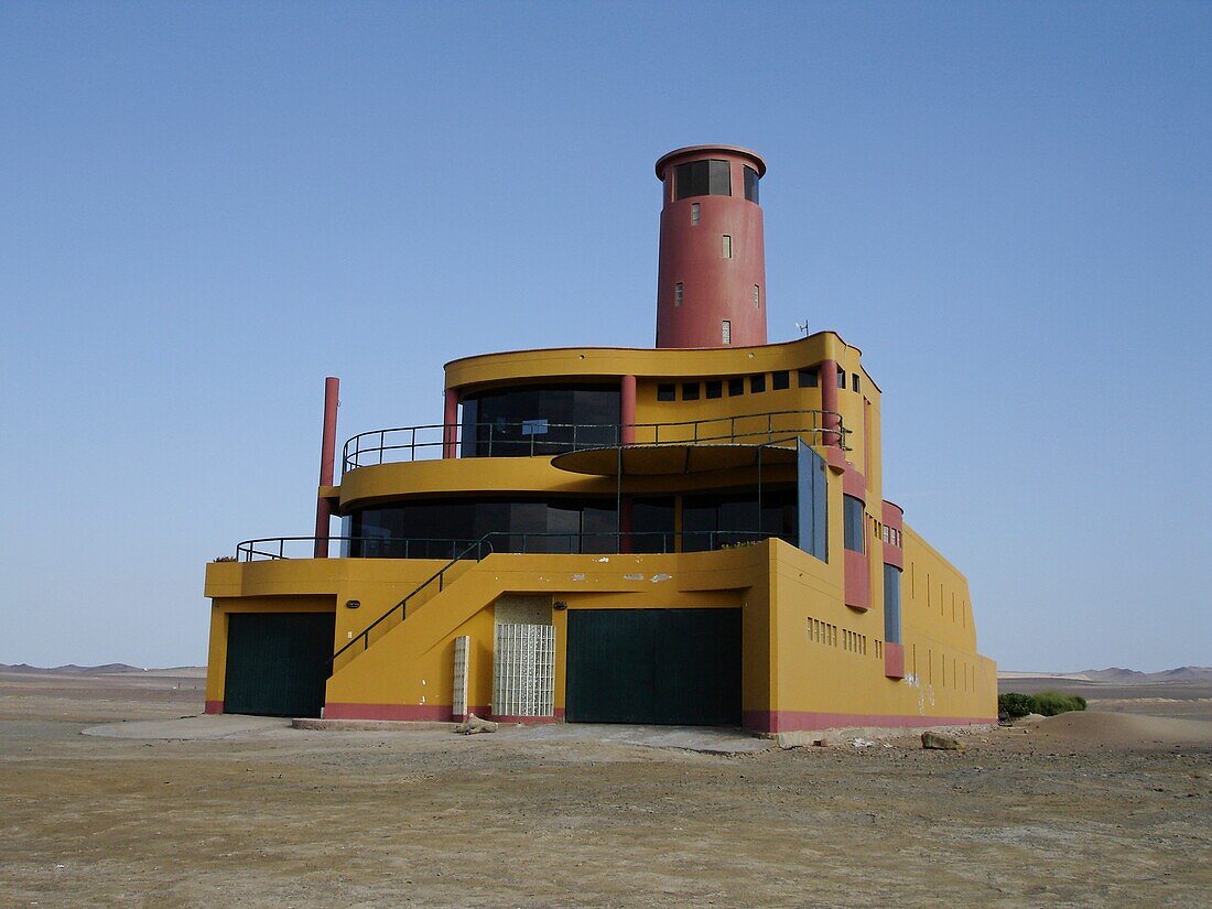 A Yellow Building In Peru