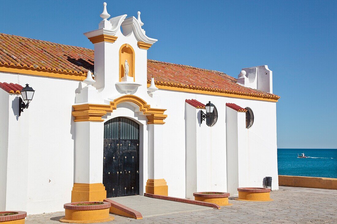 A White Church In A Scenic Location