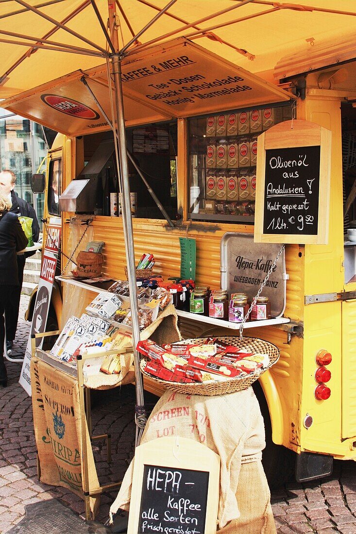 Market Stall, Wiesbaden, Hessen, Germany