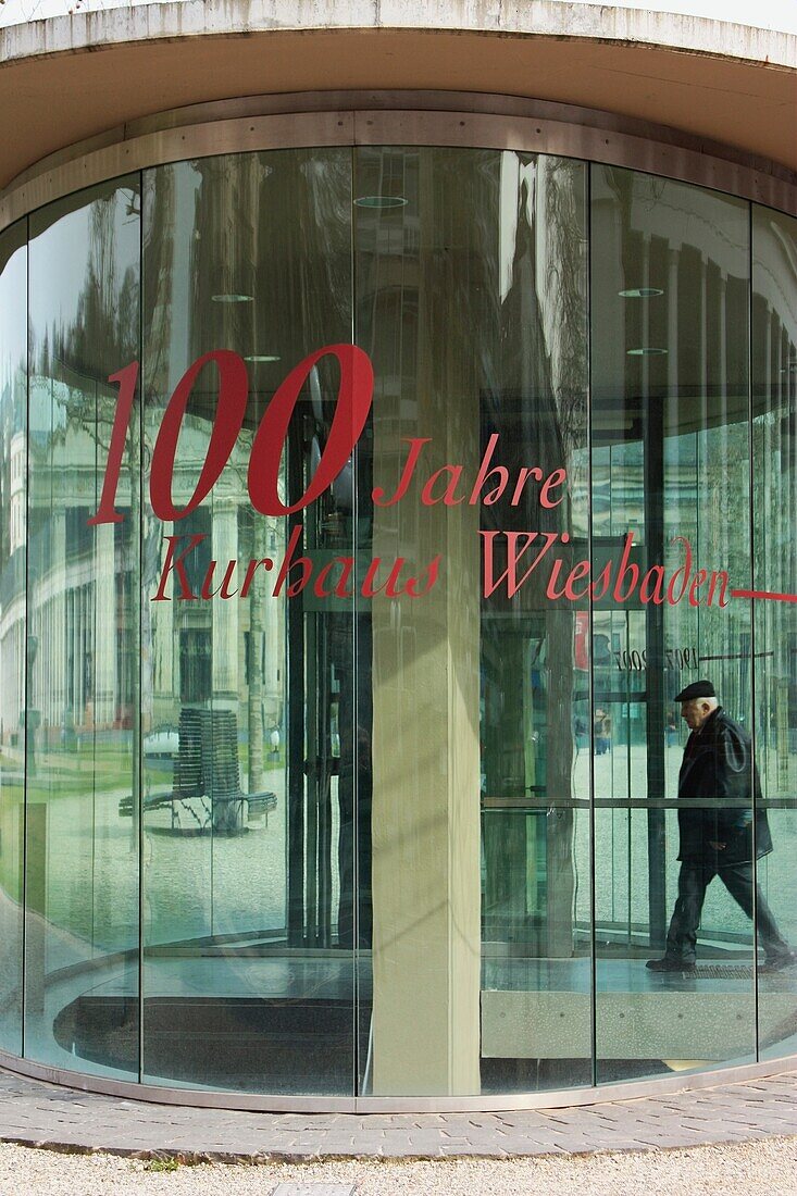 Entrance To Underground Car Park, Wiesbaden, Hessen, Germany