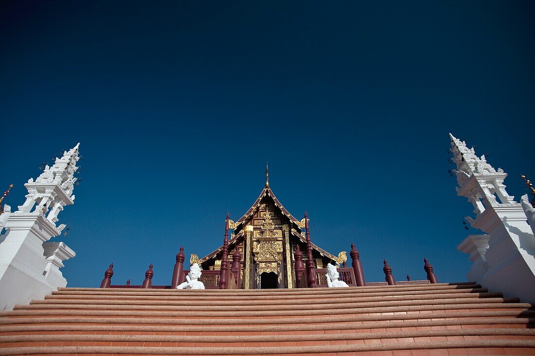 Stairway To Rajapreuk Gardens; Chiang Mai, Thailand