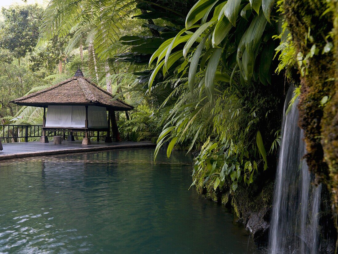 Tropical Hut In Lagoon, Bali