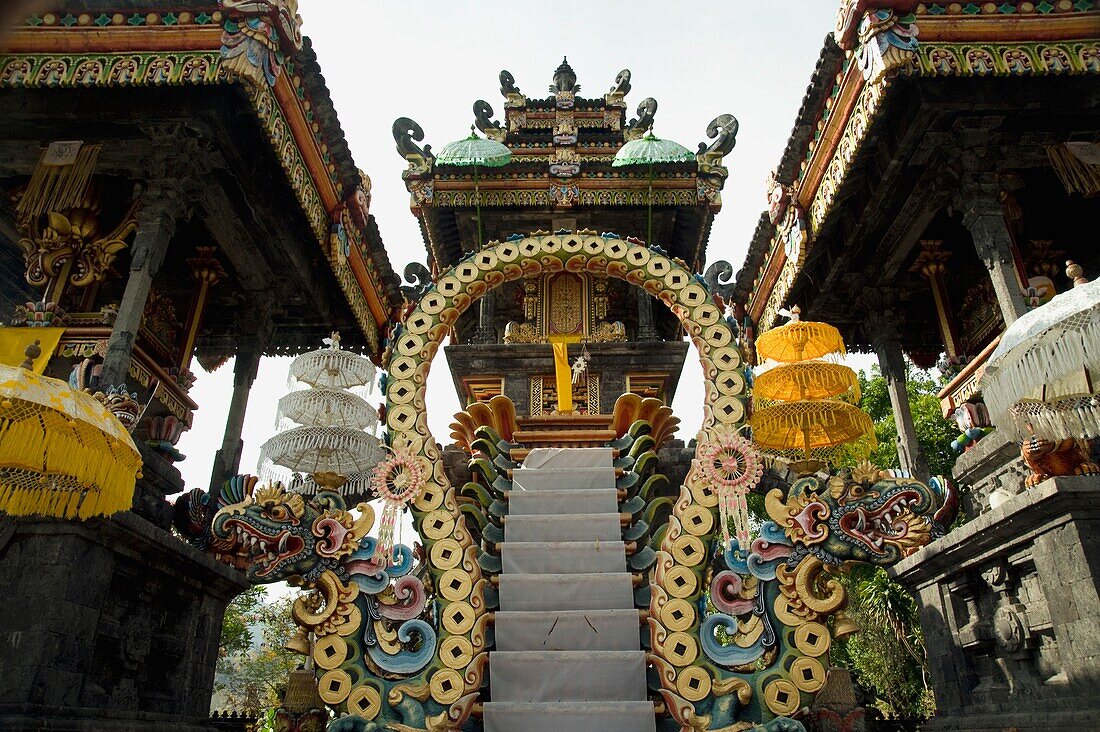 Tempeleingang, Pura Melanting, Pulaki Singaraja, Bali, Indonesien