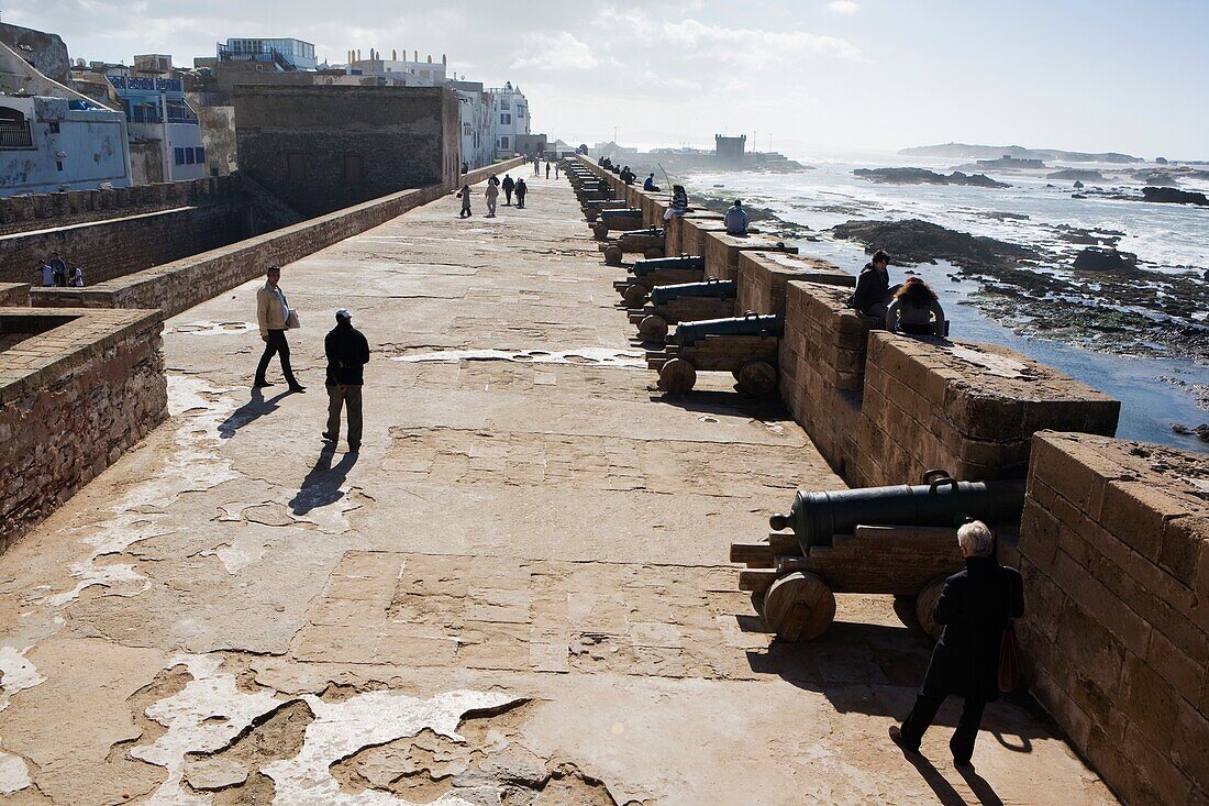 Kanonen am Wasser, Essaouira, Marokko