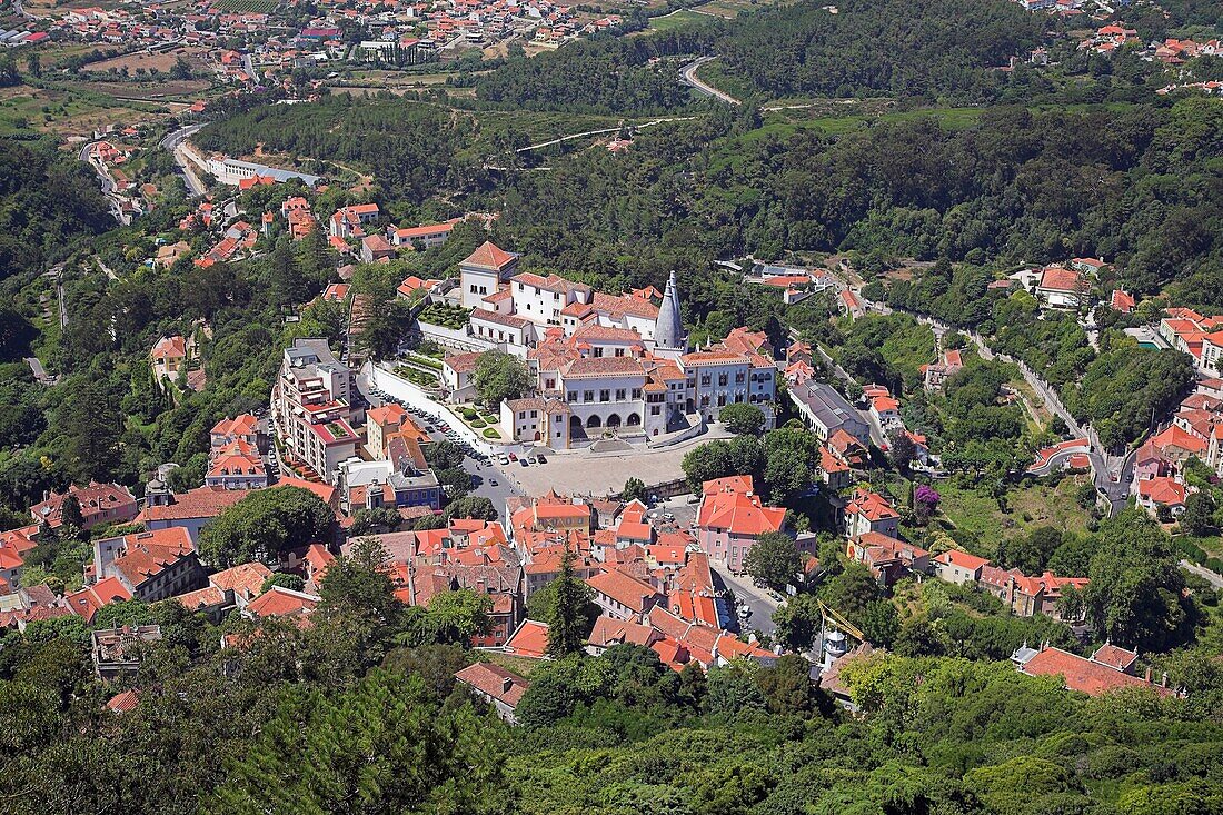 Aerial View Of Sintra, Portugal