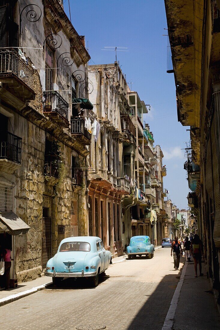 Straßenbild, Alt-Havanna; Havanna, Kuba