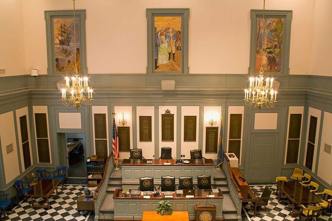 House Of Representatives, Legislative Hall, Capitol Building, Dover, Delaware, Usa