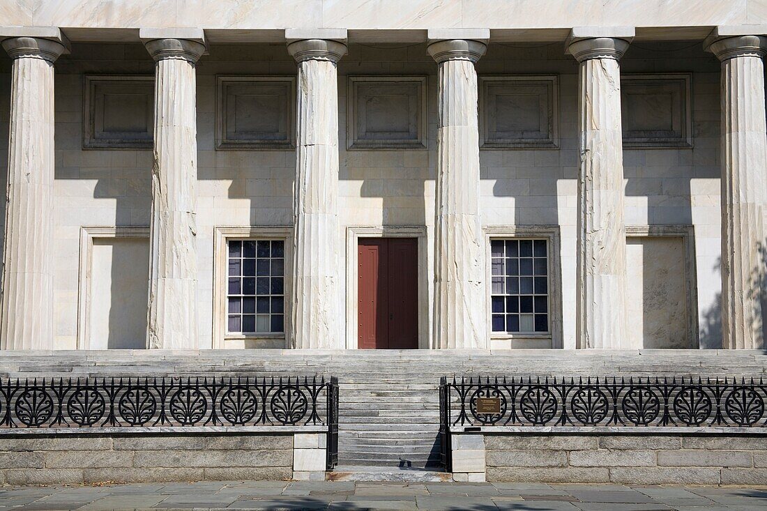 Second Bank Of The United States, Independence National Historical Park, Old City, Philadelphia, Pennsylvania, Usa