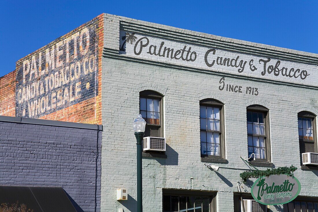 Store Advertisment, Vista District, Columbia, South Carolina, Usa