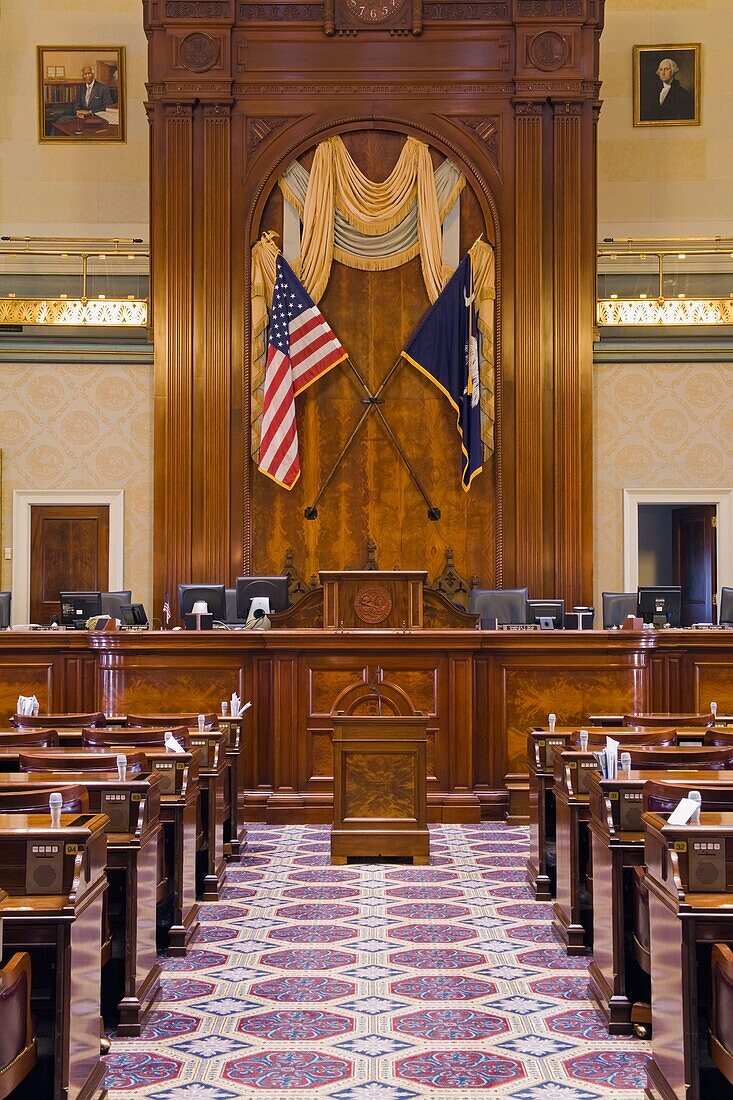 Abgeordnetenkammer, State Capitol Building, Columbia, South Carolina, USA