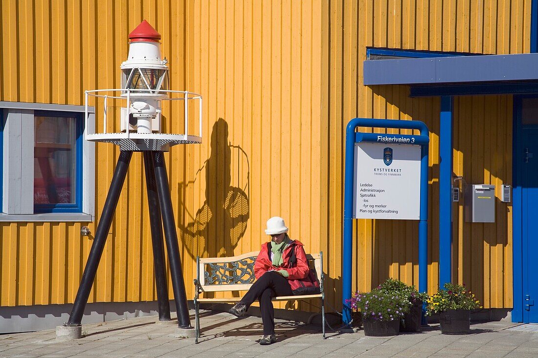 Coast Guard Station, Honningsvag, Mageroy Island, Norway, Scandinavia