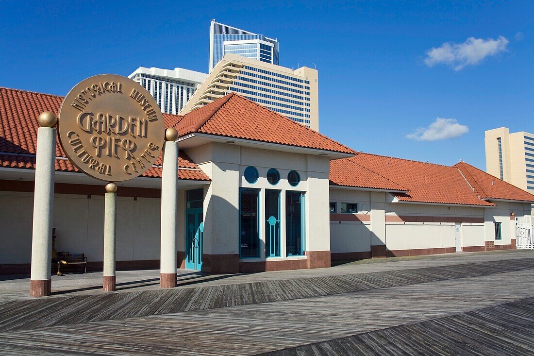 Historical And Cultural Center On Garden Pier, Atlantic City, New Jersey, Usa