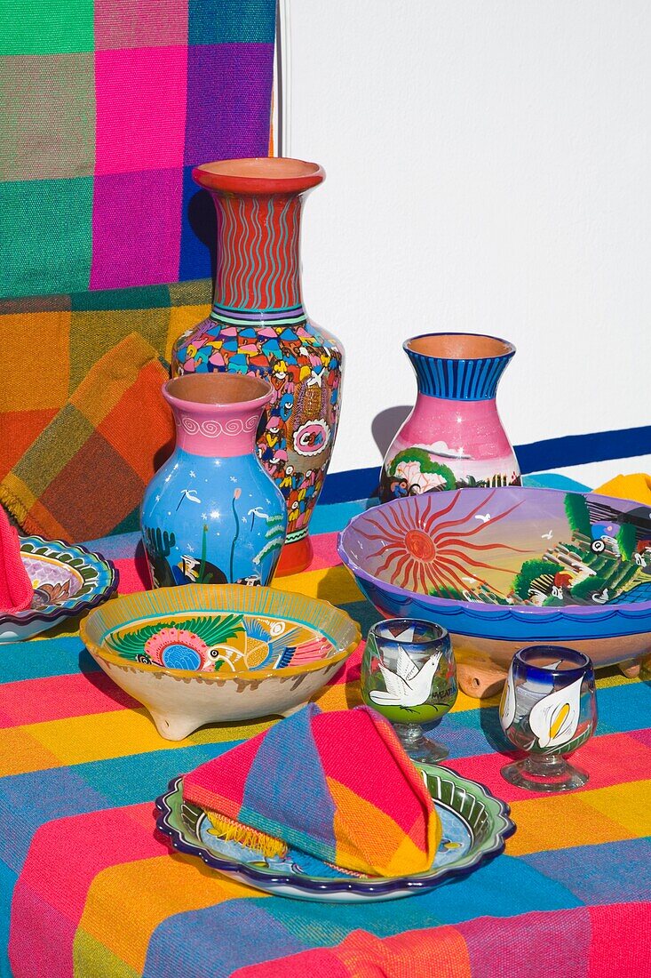 Colorful Pottery, Mazatlan, Sinaloa, Mexico
