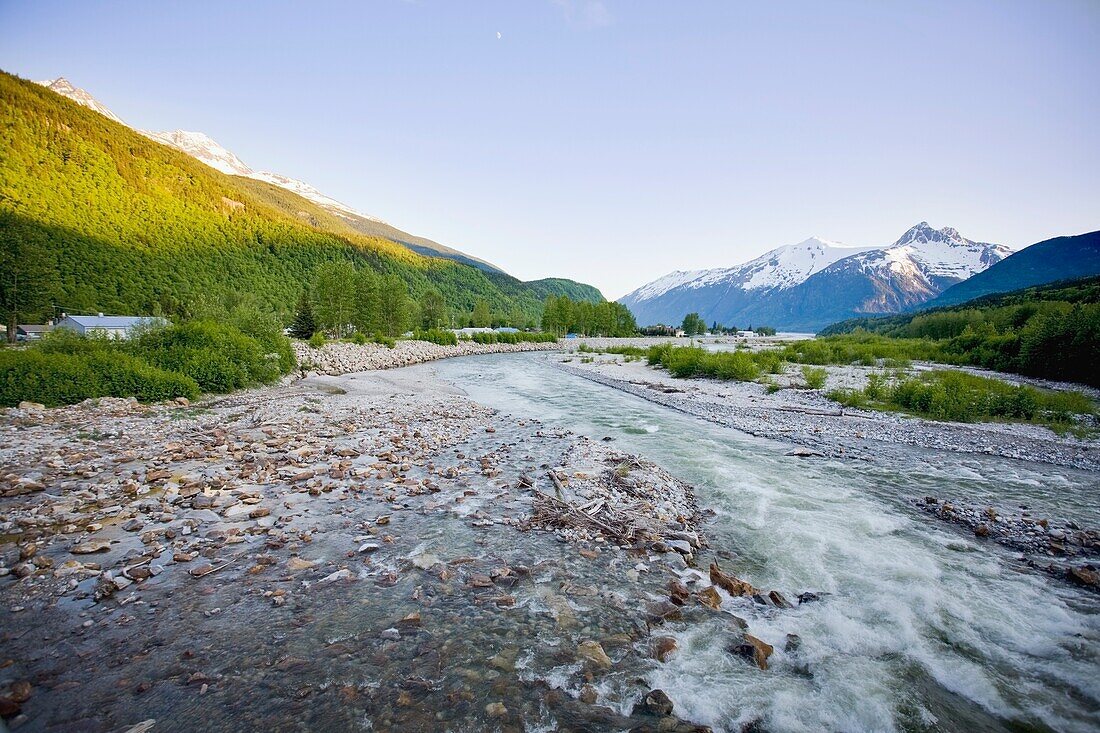 Skagway River, Skagway, Alaska, USA