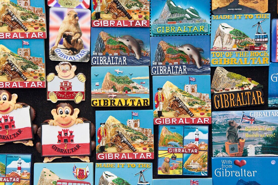 Rock Of Gibraltar Fridge Magnet Souvenirs, Gibraltar, United Kingdom