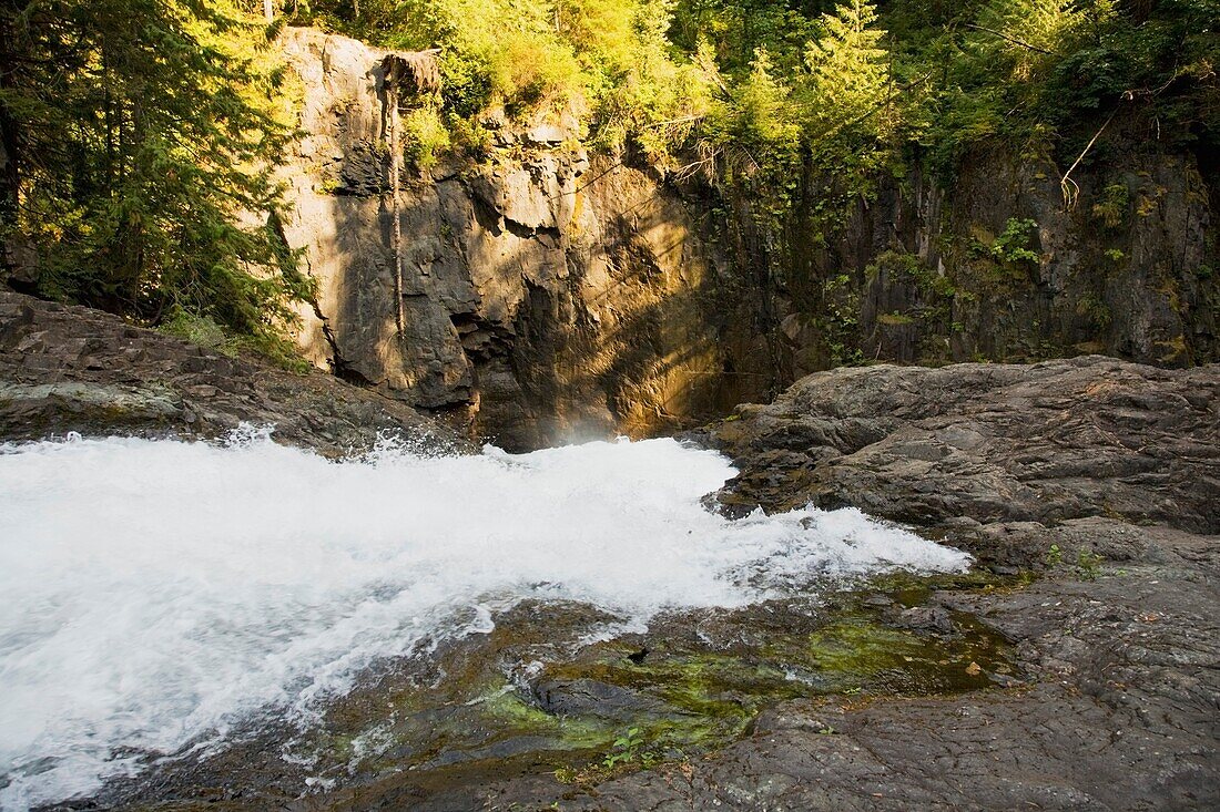Rushing Water, Elk Falls, British Columbia, Canada