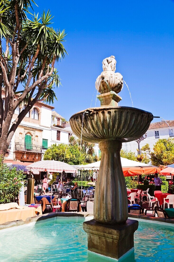 Plaza Del Los Naranjos, Marbella, Malaga Province, Costa Del Sol, Spain