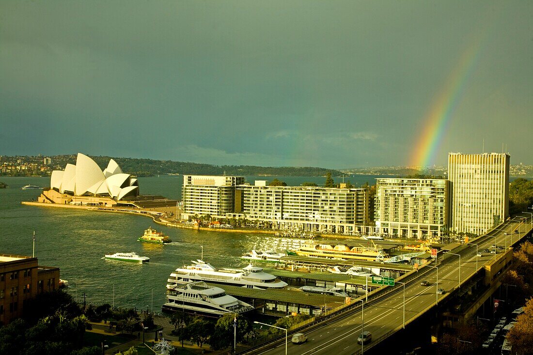 Rainbow, Sydney Opera House, Sydney, Australia