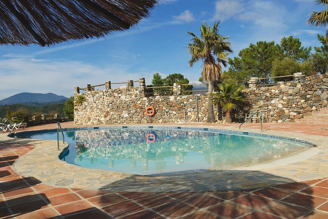 Swimming Pool, Malaga, Andalucia, Spain