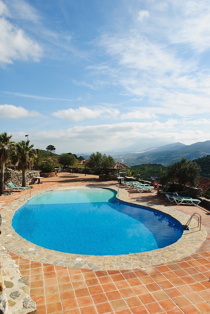 Swimming Pool, Malaga, Andalucia, Spain