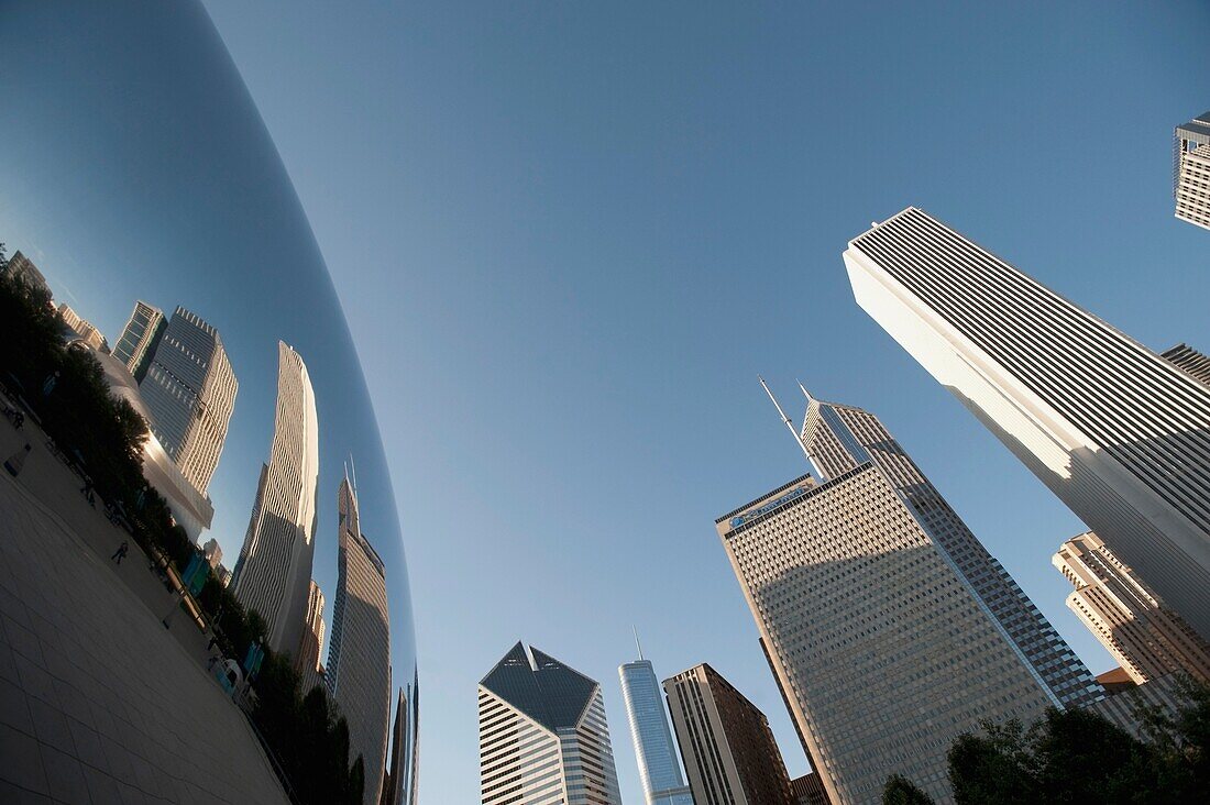 Downtown Chicago, Illinois, Usa
