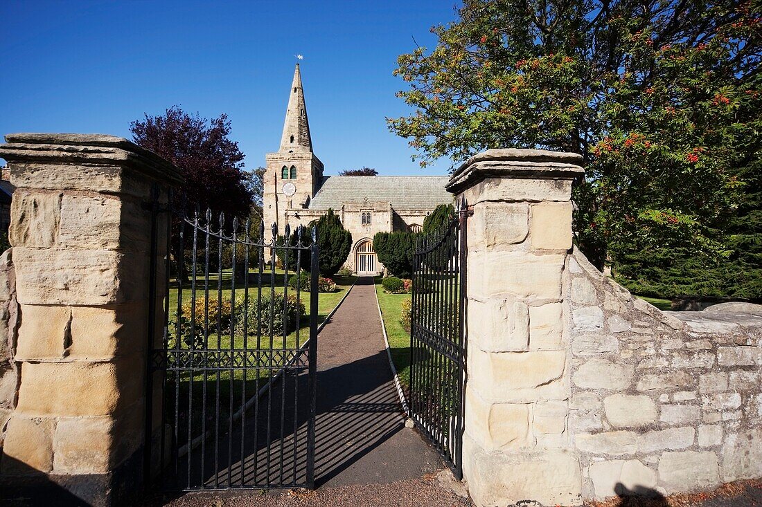 Tor zur Kirche, Warkworth, Northumberland, England