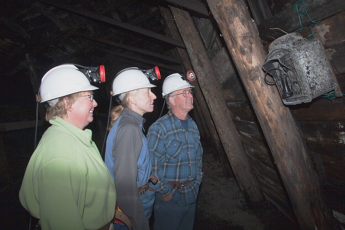 People On A Tour At The Bellview Mill