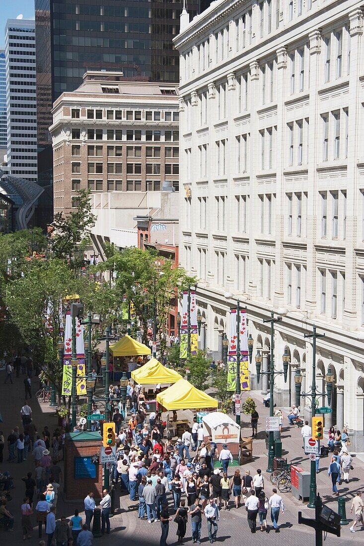 Stephen Avenue Mall, Downtown Calgary, Alberta, Canada