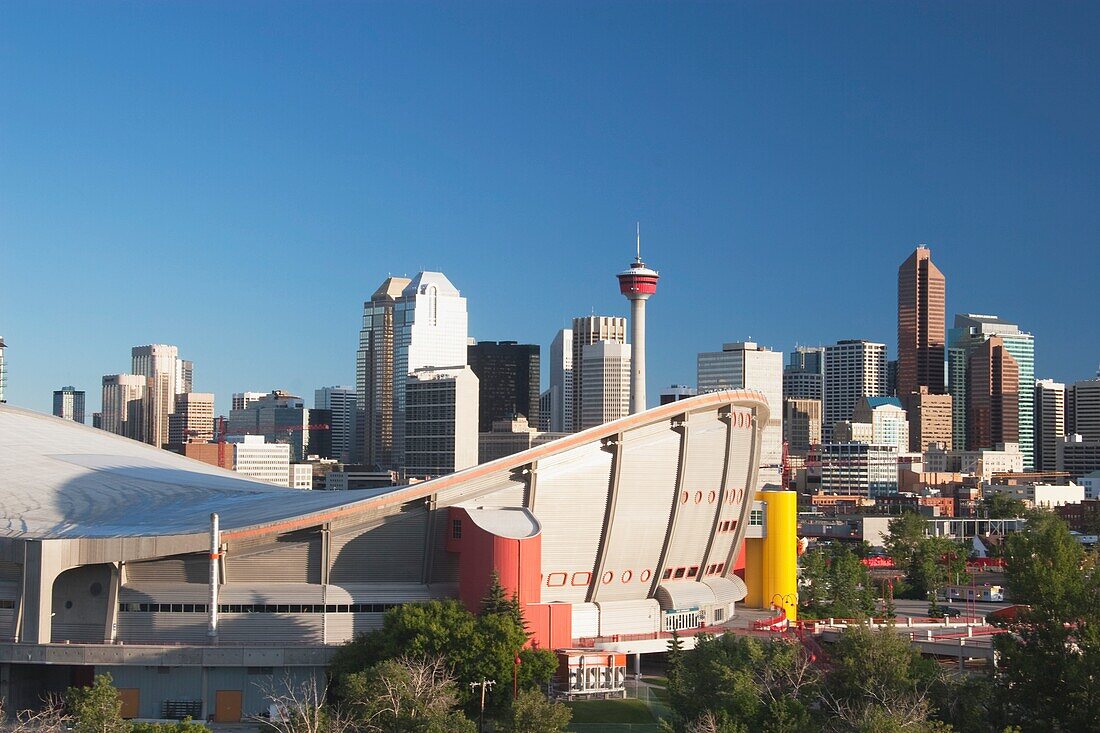 Buildings In The Downtown Area; Calgary, Alberta, Canada