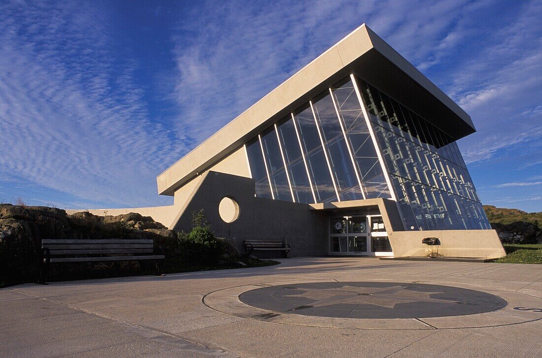 Das Johnson Geo Centre auf dem Signal Hill, St. John's, Neufundland, Kanada