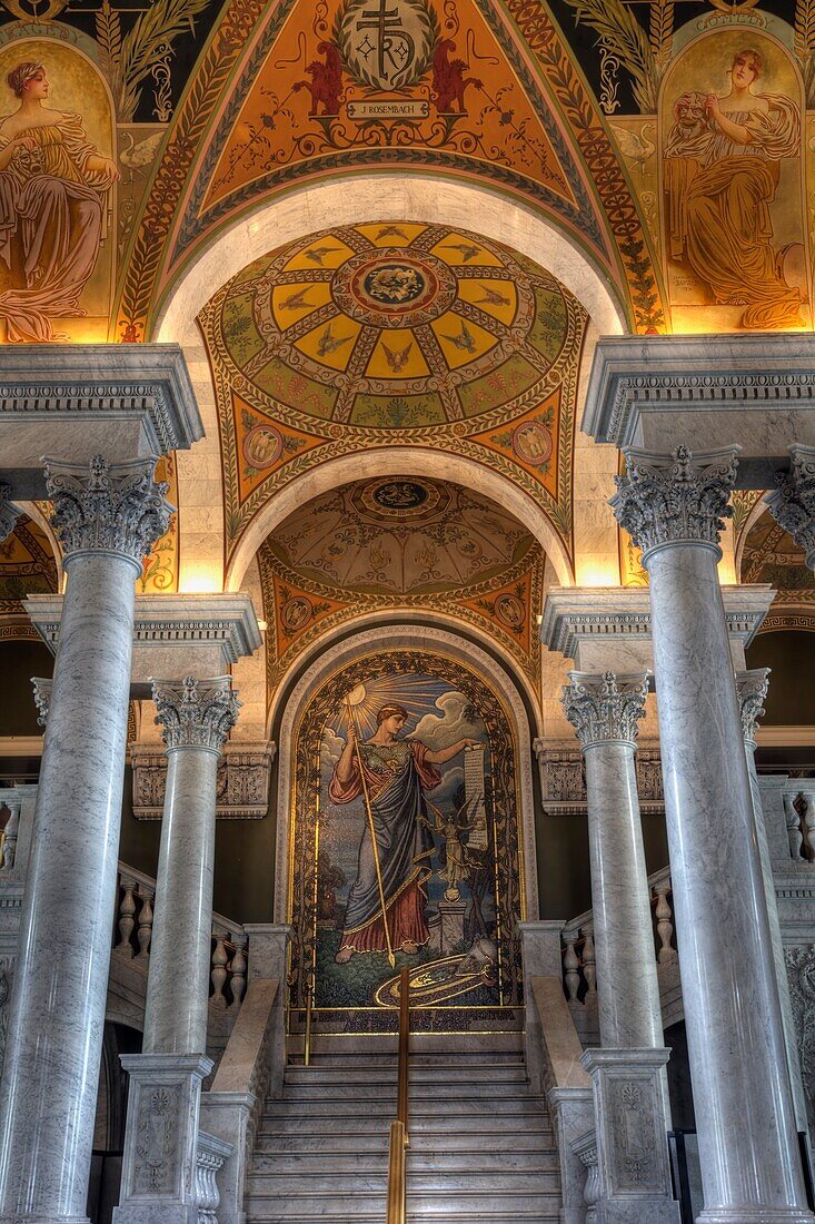 Bibliothek des Kongresses; Washington Dc, USA