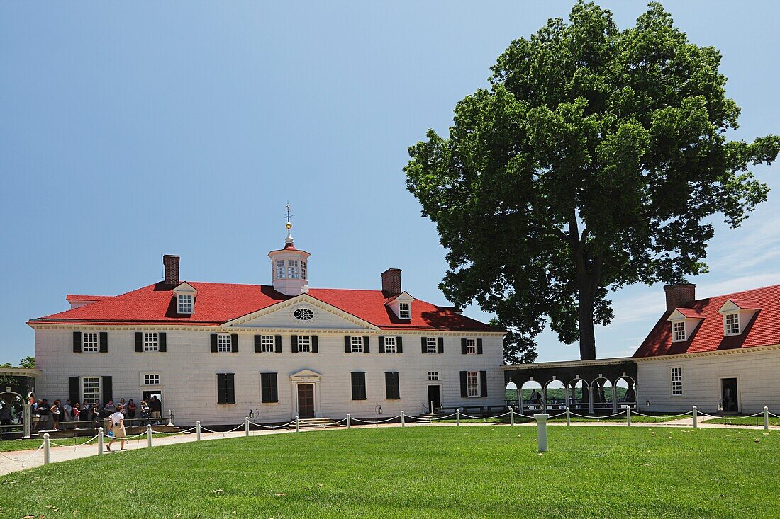Plantagenhaus von George Washington, Mount Vernon, Virginia, USA