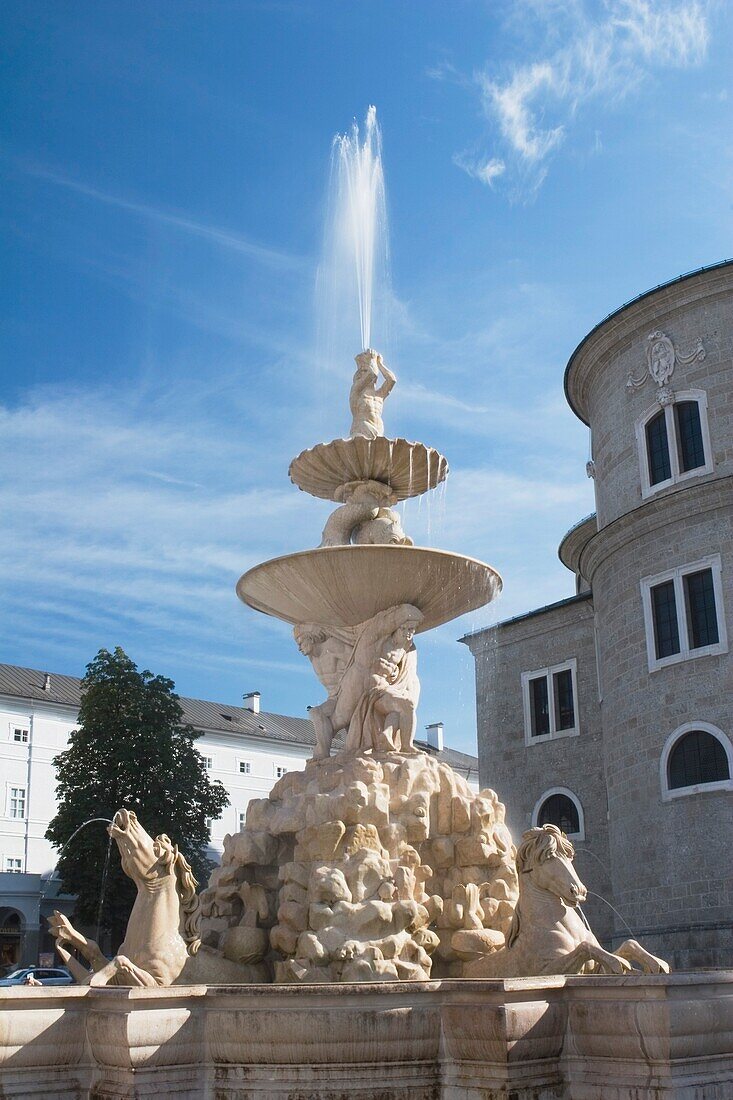 Pferdebrunnen, Salzburg, Österreich