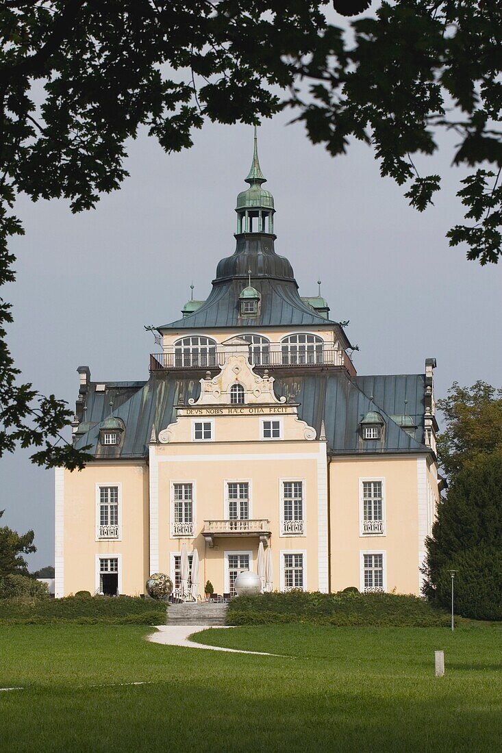 Palace In A Park, Gmunden; Salzkammergut, Austria